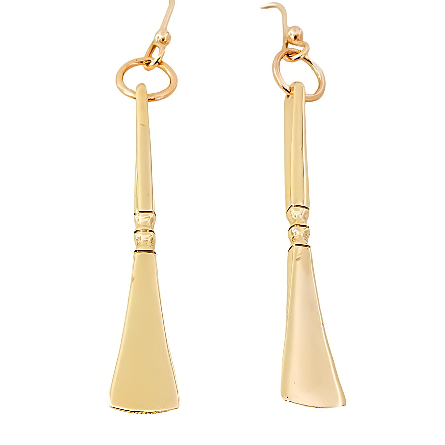 9ct gold 7.5g Drop Earrings